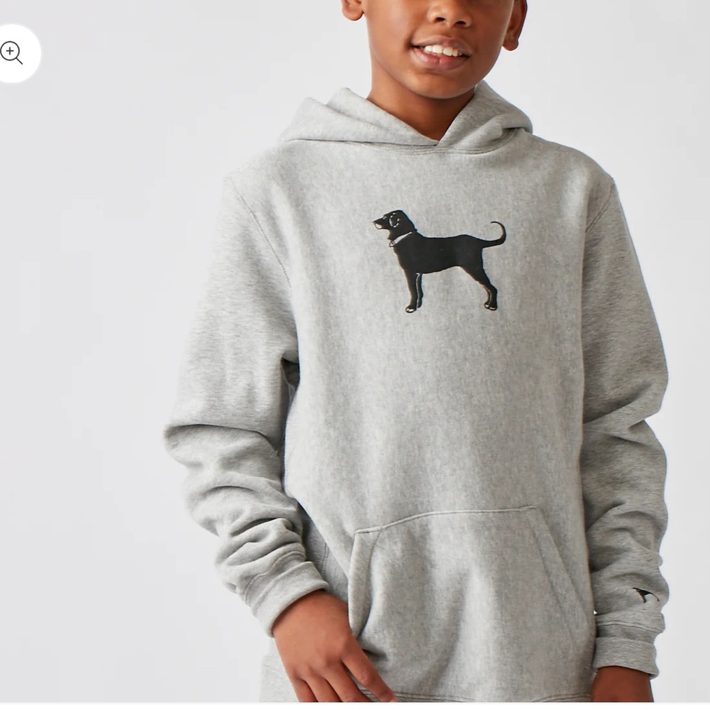 The Black Dog Kids Classic Hoodie Sweatshirt size small